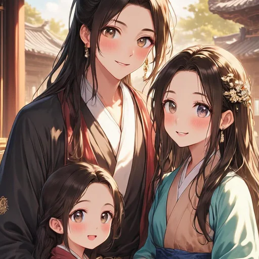 婉宁一家